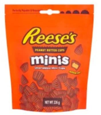 Reese's Peanut Butter Cups Minis Pouch 226gr x 2 Pack