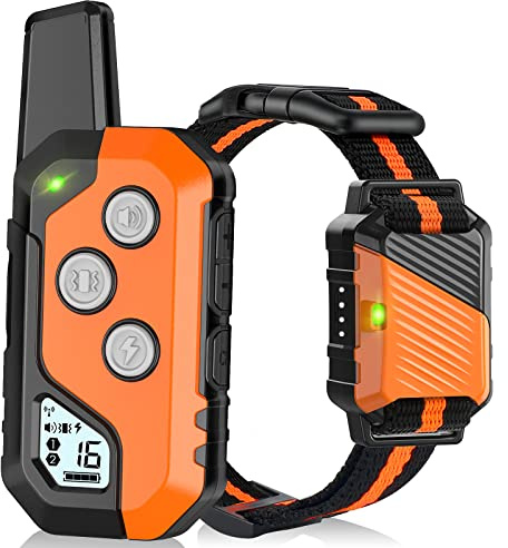 PIOUNS Shock Collar for Dogs, Dog Training Collar with Remote, 3 Modes