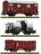 880909 3-TLG.Set Güterwagen, FS, Ep. III