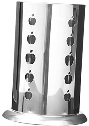 Cabilock Soporte para Palillos De Acero Inoxidable Grueso Organizador De Utensilios para Cocina Agujeros Perforados para Almacenamiento Encimera