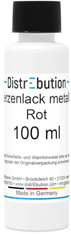 DistrEbution Kerzenlack metallic rot wasserlöslich glänzend 100ml