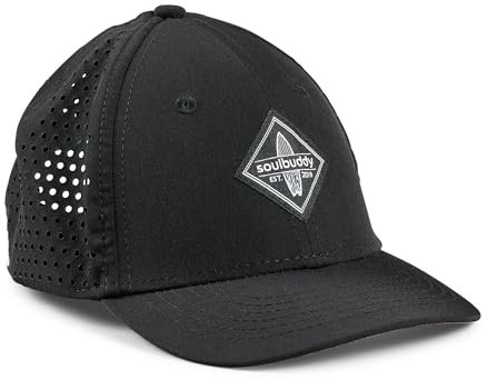Soulbuddy Sport Sonnenhut Kinder Cap – Cappy Jungen Mädchen – Basecap Kids – Snapback Cap Kleinkinder – 2 Größen verfügbar – Midnight Black – Größe M