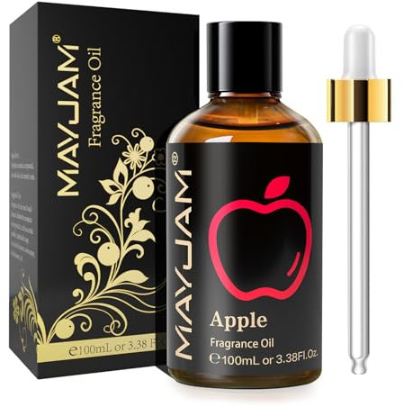 MAYJAM Apfelöl 100ml, Premium Duftöl für ätherische Öle Diffusor, Aromatherapie, Haus, Ölbrenner