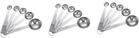 Alipis 15 Pz misurino misurini da laboratorio misurini da forno peso fornello scale batteria di pentole abito portatili cucchiai dosatori portatile cucchiaio Accessori impostare