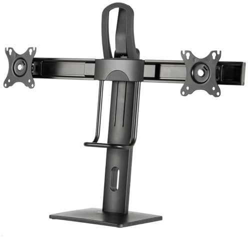 MonLines MTH013 Monitorständer für zwei Monitore bis 27Zoll, höhenverstellbar