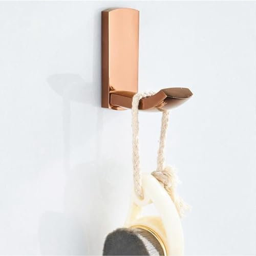 Biggers Luxuriöses Badezimmer-Accessoire-Set aus Roségold und Kupfer, Papierhalter, Handtuchhalter, Seifenschale, Becherhalter, Einzelhaken