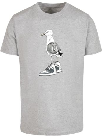Mister Tee Herren Seagull Sneakers Tee Heather Grey, L