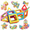 Magnetische Bausteine, Magnetspielzeug für Kinder, Magnetbausteine Lernspielzeug Geburtstag Vorschule Kinder Kleinkind Jungen Mädchen ab 3 Jahren (48pcs Magnetic Tiles)