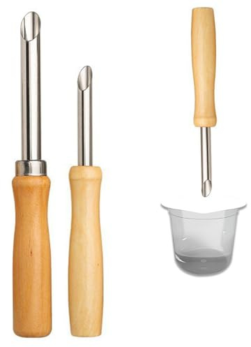 2Pce Straw Hole Punch, Straw Hole Punch for Deli Containers, Hole Puncher for Plastic Lids, A Straw Puncher Suitable for Lemon Water and Milk Tea Lids