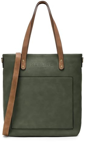 HERLING Damentasche shopper POUSSIN Handtasche Schultertasche PU-Leder shopping bag