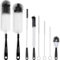 8 Pack Bottle Cleaning Brush Set Long Handle Bottle Cleaner with Kettle Lid Brush Straw Brush for sports water bottle, narrow wine/beer bottle, kettle