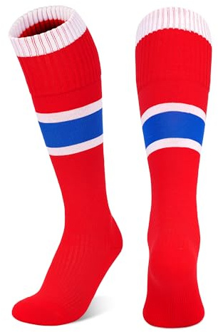 GRPSKCOS 1 paire de chaussettes de football pour enfants - Respirantes - Pour le tennis, le rugby, le hockey - Pour garçons et filles de 4 à 12 ans, 02 rose., 4-6 ans