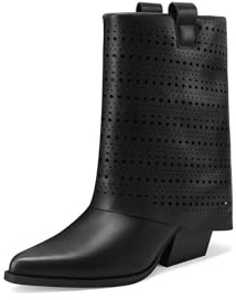 QUEEN HELENA Stivaletti Camperos Stivali Bassi Texani Donna X34-64