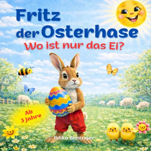 Fritz der Osterhase – Wo ist nur das Ei?: Ein fröhliches Osterbilderbuch zum Vorlesen für Kinder von 3 bis 6 Jahren