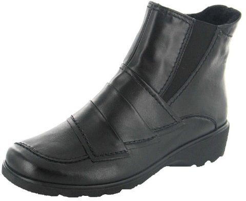 ARA Stiefel Foullamm-Leder, RV, Teddyfutter, Leichtzellsohle in schwarz Weite H, Größe 43,