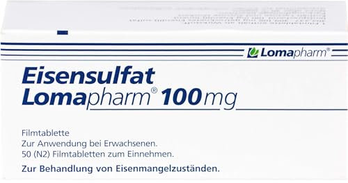 EISENSULFAT Lomapharm 100 mg Filmtabletten 50 St