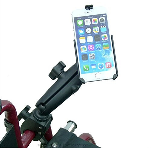 Ram Model Specific Cradle for iPhone 6 (4.7) with Long & Tough Claw Wheelchair Mount (sku 21500)