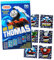 alles-meine.de GmbH 102 TLG. Set Sticker/Aufkleber - Thomas die Lokomotive - mit SILBERGLANZ ! - für Kinder Kind/groß - z.B. für Stickeralbum/Stickerblock - Stickerset ..