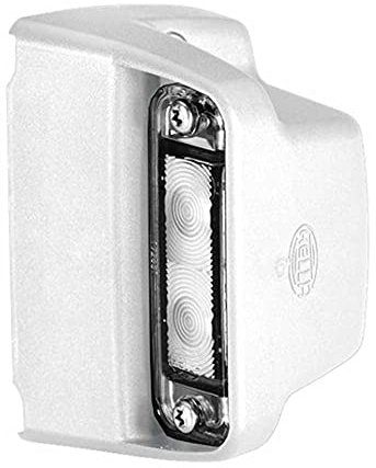 HELLA 2KA 012 271-237 Kennzeichenleuchte - LED - 12/24V - Anbau/geschraubt - Lichtscheibenfarbe: glasklar - Kabel: 2000mm - Stecker: Flachsteckhülse - seitlicher Anbau - Menge: 36