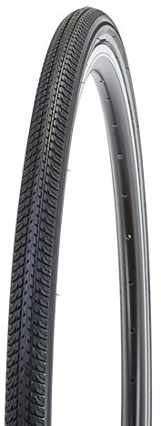 Prophete Fahrradreifen, Reifen 28 x 1 5/8 x 1 1/2 für Trekking Fahrräder, mit Pannenstopp und Reflexstreifen, Farbe schwarz