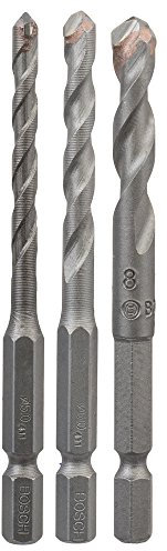 Bosch Professional - Set de 3 brocas para azulejos HEX-9 Ceramic 5; 6; 8 mm
