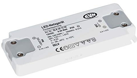 LED-Netzteil 12 V DC 0 – 20 W IP20 slk201220