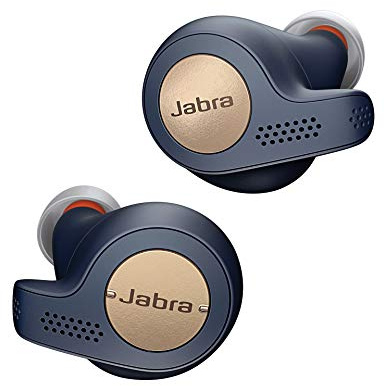 Jabra Elite Active 65T True Wireless Auricolari e custodia di ricarica - Blu rame (100-99010000-02)