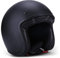 Rebel R9 Motorrad-Helm Roller-Helm, ECE Fiberglas SlimShell Tasche, S (55-56cm), Matt Schwarz