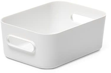 SmartStore Kompakte Aufbewahrungsbox, Kleine, Weiße