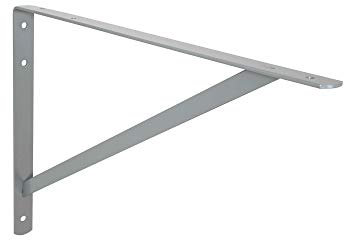 Toolerando Regalträger Regalwinkel Regalhalter, Tragkraft 50 kg/Träger, 270 x 400 mm, Silber