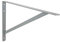 Toolerando Regalträger Regalwinkel Regalhalter, Tragkraft 50 kg/Träger, 270 x 400 mm, Silber