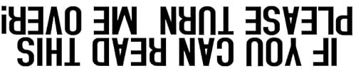 Decus Shop IF You CAN Read This Please Turm ME Over L 1128 (schwarz) // Sticker OEM JDM Style Aufkleber