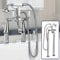 Nes Home | Chancery Freestanding Bath Shower Mixer Traditional Tap