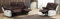 Microfaser Relax Schlafsofas Relaxsofas Fernsehsessel 5116-3+1-PU