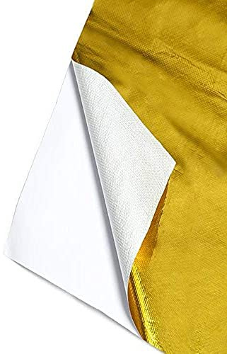 Mishimoto MMHP-GRB-1224 Gold Reflective Barrier w/Adhesive, 12 x 24