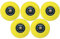SENRAY 5Pcs 3-Inch Hook and Loop Backing Pad Sanding Pads for Dual Action Orbital Sanders, 1/4-20 Thread | 15,000 RPM