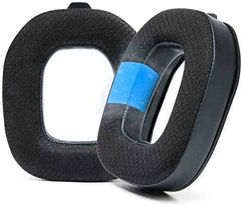 WC Freeze A40 – Ersatz-Ohrpolster aus Hybridgewebe mit kühlendem Gel, nur für Astro A40 TR, hergestellt von Wicked Cushions, verbesserte Haltbarkeit, Dicke und Schallisolierung | Black