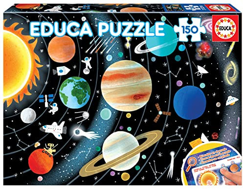 Educa - 150 Teile Puzzle | Sonnensystem. Für Kinder ab 6 Jahren, Weltraum, Kosmos (19584)
