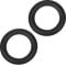 Dioche Rubber Speaker Surrounds, 4 Inch Speaker Surround Repair Subwoofer Foam Edge Woofer Repair Part Replacement Black for JBL/Swans Speaker Edge