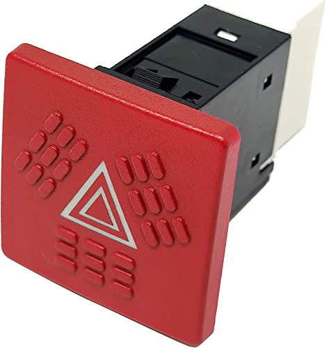 INTERRUTTORE LUCI EMERGENZA 9PIN QUATTRO FRECCE COMPATIBILE CON IVECO EUROCARGO EUROTECH EUROSTAR EUROTRAKKER 4 FRECCE GENERICO ROSSO INTERRUTTORE D'EMERGENZA MANUALE