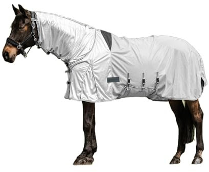 Waldhausen Ekzemer-Fliegendecke Protect, Silbergrau/grau, 125 cm