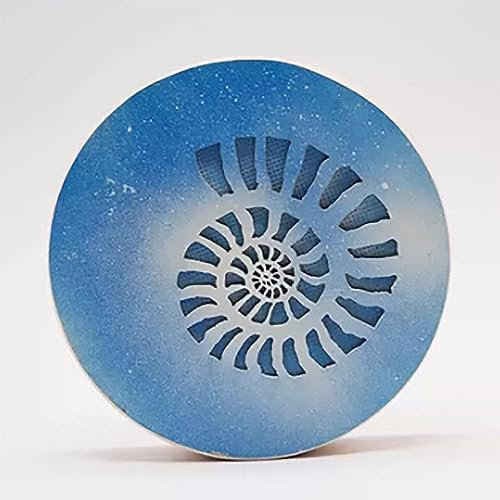 Sea Drum 5 Zoll Ocean Drum Hand Drum Sea Sound Drum Ethnic Percussion Musiktherapie Musikinstrument (A)