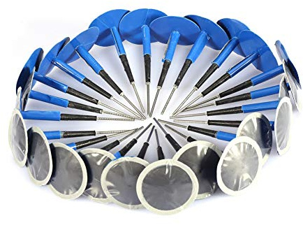 24 Stück Universal Tubeless Reifenpannenreparatur Pilz Plug Patch Gum für Auto Motorrad (36 * 4mm)