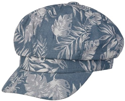 Lipodo Allover Leaves Newsboy Cap Tropical Leaf Pattern Stretchband Unisex Summer Spring