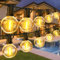 LED Lichterkette Außen Strom 45m - G40 Lichterketten Outdoor mit 150 FT Glühbirnen Aussen IP44 Wetterfest Aussenlichterkette Retro Lights Birnen für Party Terrasse Biergarten Pavillon Balkon Garten