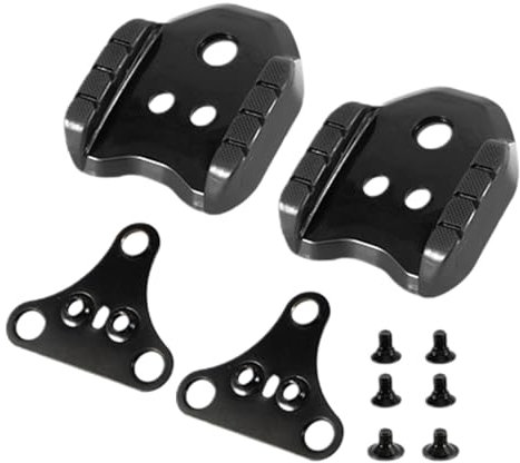 SPD-Stollenadapter, Rode SPD Cleat Adapter Mit 3 Löchern, Rennrad Schuh Stollen Adapter, Rennradschuh Schuhplatten, Konvertierungsadapter Aus Metall Mit Einheitlicher Unterstützung, Fahrradzubehör