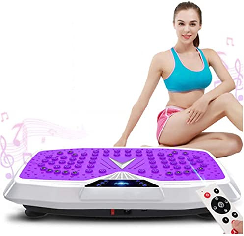 Vibration Plate Exercise Hine 4D Vibration Fitness Trainer USB Interface Wireless Music Home Training Equipment for Weight Loss Amp Toning