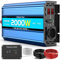 2000W Wechselrichter 24V auf 230V Reiner Sinus Spannungswandler Power Inverter DC Umwandler mit Fernbedienung,AC-Steckdosen,USB-Anschlüsse und Bildschirm LED für Wohnmobil Kfz