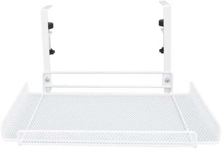Unter-Schreibtisch-Organizer, Zum Klemmen auf Lagerregal, Korb, Kabelmanagement-Tablett für Draht-Router, Steckdosenleiste, Unter-Schreibtisch-Aufbewahrungs-Organizer für Büro,