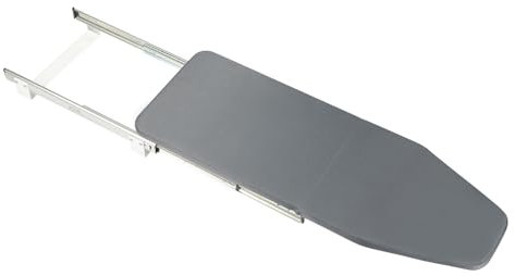 Klappbares Wäsche Bügelbrett,Ausziehbares Bügelbrett 180° Drehbarer Bügeltisch-Erweitertes Tragstabdesign Haushaltseisen für Bügeln Oberteilen, Anzügen, Hemden 80 * 29.5 * 12cm